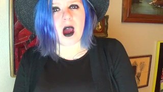 Goth Girl Beautiful Agony Masturbation Orgasm Cum