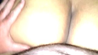 CHUBBY WHITE GUY WITH SMALL DICK GETS LATE NITE QUICKY FROM BLACK BBW TEEN