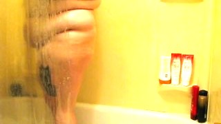 Watch Me Rub My Clit In The Shower