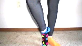 Under Armour Leggings With Colorful Socks