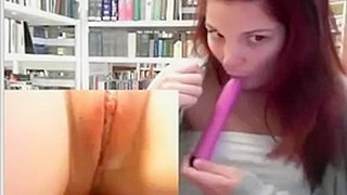 Masturbation, Public, Small Tits, Solo, Webcam