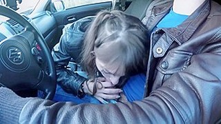 Leather Jacket In Car