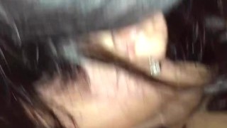 Dirty Whore Sucked Off A Truck Driver In A Car Near The Highway. POV Blowj