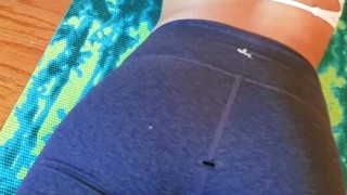 Stepbrother Massage Leads To Ripped Yoga Pants