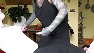 Tattoed Milf Tickling