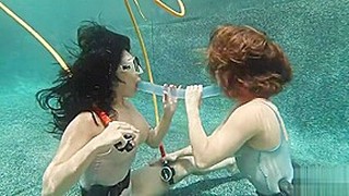 Girls Having Fun Underwater Pt1