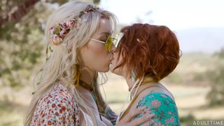 Lesbian Hippie Girls Are Making Love Like There's No Tomorrow