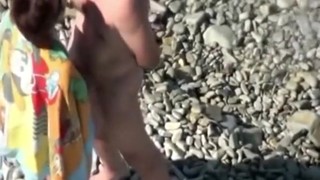 Voyeur Tapes A Mature Couple Having Sex In Public At The Beach