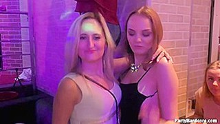 Horny Girls Are Partying Hard And Fucking Even Harder, In The Night Club, During The Party