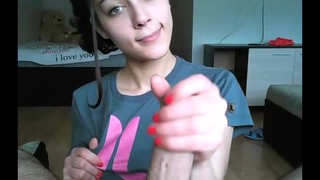 Pov Footjob Blowjob And Vaginal Adorable Chick In My Room