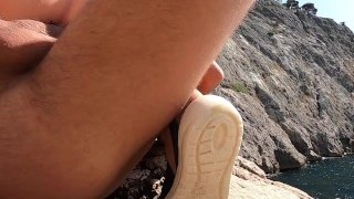 FUCKING A STRANGER IN THE EYES OF A HUSBAND ON THE BEACH HUSBAND WATCH HOW FUCK MY TATTOOED ASSHOLE