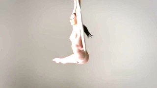 Nude Anti-gravity Yoga