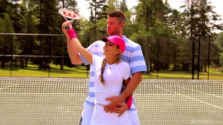 Sexy Babe Kathy Rose Enjoys Getting Fucked On The Tennis Court