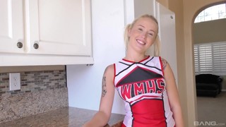Smooth Fucking On The Bed With Blonde Cheerleader Layla Love
