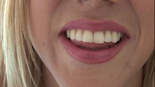 Sexy Blond Sophie Crus Has Sweetest Lips Ever To Suck