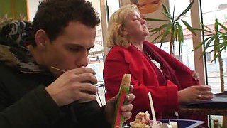 Fast Food Granny Fucked