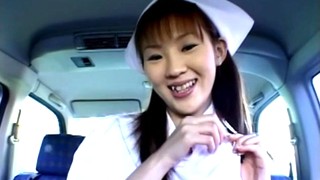 Closeup Video Of Cute Mari Yamada Giving A Sloppy BJ In The Car