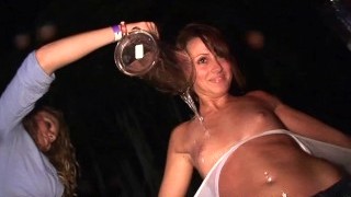 Farmers Daughters Get Naked In Country Bar Wet T-shirt Contest