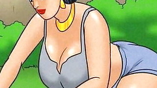 Vela Mamma And Peeping Neighbor! Porn Cartoon