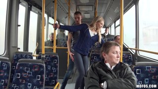 Lindsey Olsen Gets Her Mouth And Cunt Drilled In A Bus In Reality Video