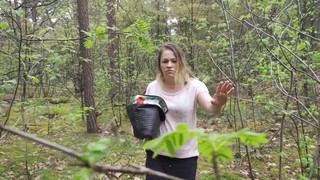 Outdoor Dick Sucking And Fucking In The Forest With Leonie