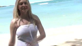 Here Are A Couple Of Really Sexy Lesbian Girls On The Beach And Having Some Fun