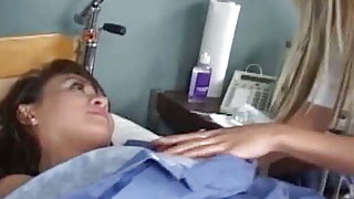 Asian Sexy Nurse Takes Care Of Patient