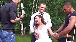 Rough Anal Fucking At Wedding Orgy