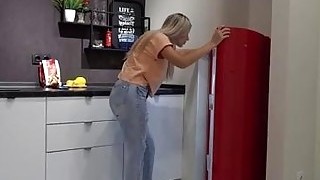 Pizza Delivery Guy Is Fucking A Sweet Blonde Babe, Letty Black, Instead Of Getting Tips