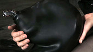 Sex-slave In Rubber Suit Is Waiting For Punishment