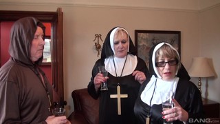 Naughty Nuns Enjoys While Being Fucked - Trisha & Claire Knight