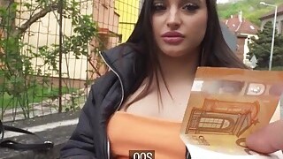 Spanish Teen Falls For Money Trap And Fucks With Public Agent