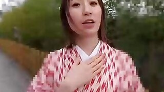 Gorgeous Woolly Japanese Harlot Giving A Hot Handjob
