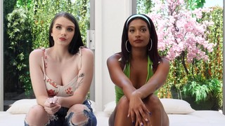 Amazing Girls Emily And Addis Want To Share A Dick In POV
