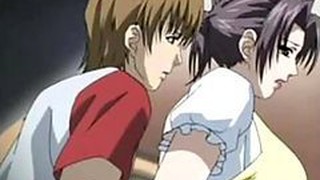 Beautiful Anime MILF Gets 2 Cocks To Suck And Fuck - Hentai Threesome