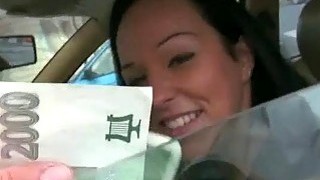 Natali Blue Sex Inside Her Car For Cash