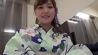 POV Hardcore With A Cute Asian Girl In A Sexy Kimono