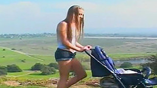 Teen Tries To Do Some Outdoors Anal Riding And She Succeeds!