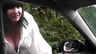 Hitchhiking Bbw Is Picked Up And Screwed