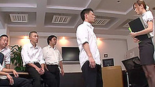 A Sexy Japanese Teacher Is Gangbanged By Her Students
