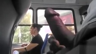 Autobus, Masturbation, Public, Voyeur