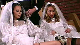 Felicia Fox And A Hot Chick Fuck A Guy During A Wedding Party