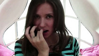 Rambut coklat, Wajah manis, Seks sendiri, Webcam