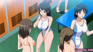 Big Titted Hentai Babe In Swimsuit Gets Fucked