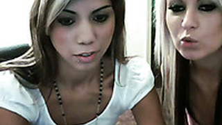 Two Smiling American Babes Makes Me Horny On Webcam