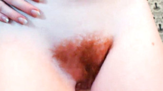 Redhead Babe Masturbating On Webcam