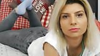 FelinaSweet Blue Socks In Live Sex