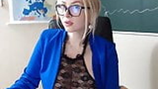 Big Tits, Teacher, Webcam