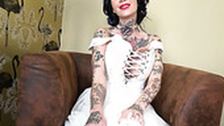 Tattooed Harlot Megan Inky Gets Double Penetrated After A Crazy Blowjob