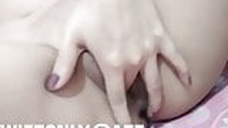 Pina Filipina HotWife Monica Shaved Pussy Fingering